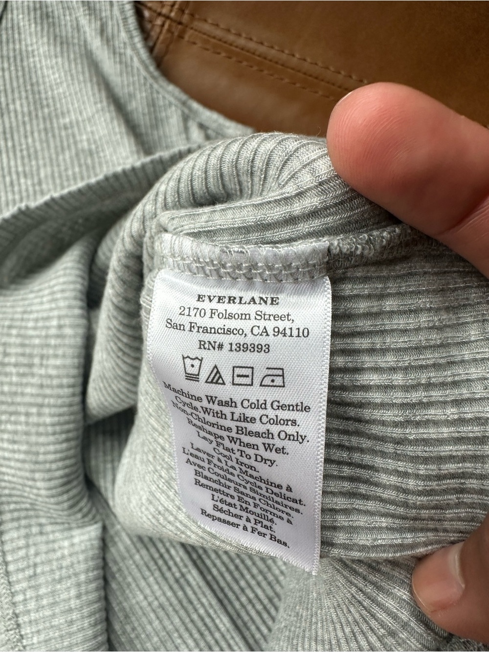 Everlane Ribbed Tank Top - Picture 3 of 4
